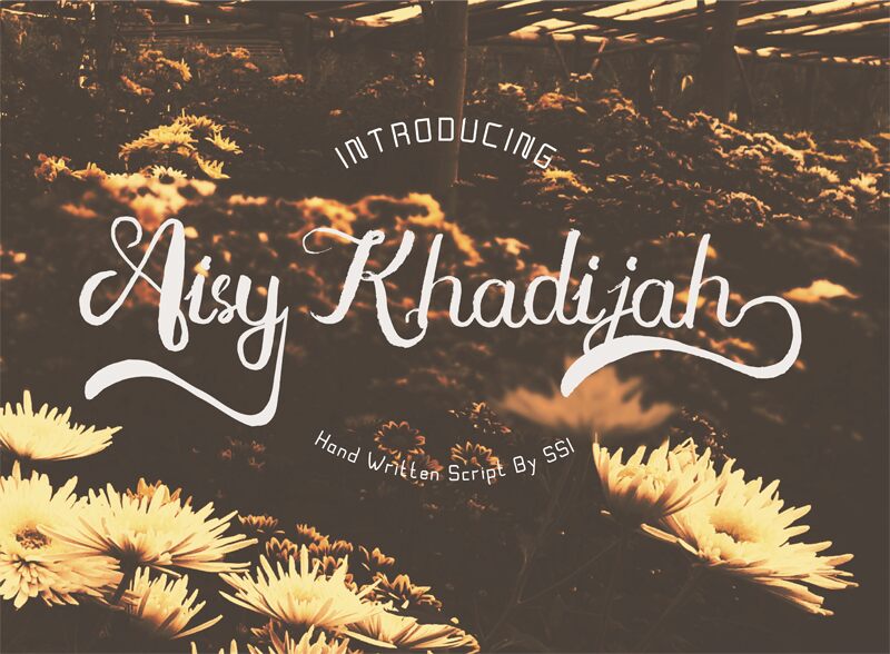 Aisy Khadijah Schriftart