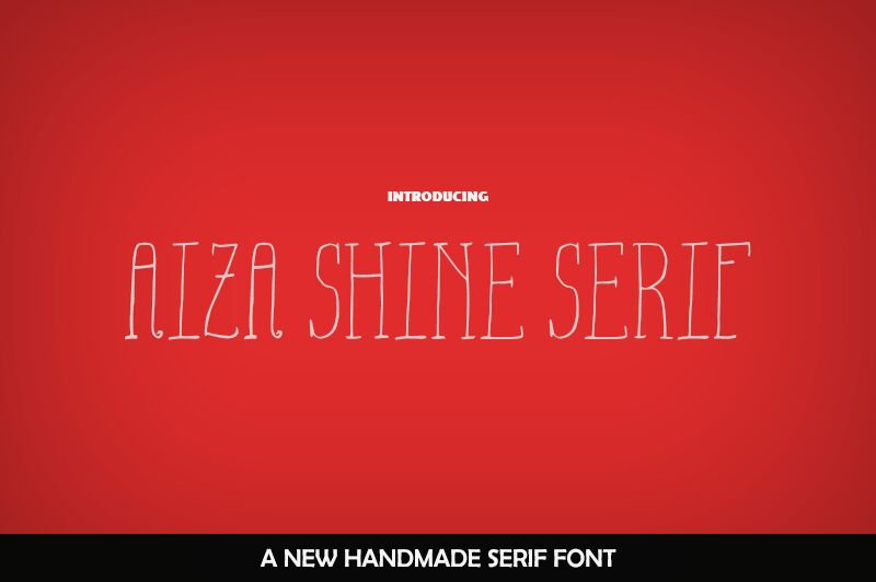 Aiza Shine Serif Czcionka