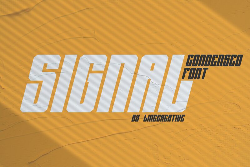 AJ Signal Schriftart