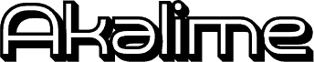 Preview of the Akalime 3D Demo rudeRight font
