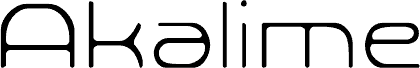 Preview of the AkalimeBlur-Regular Demo font