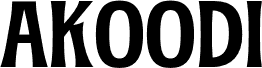 Preview of the AKOODItrial-Regular font