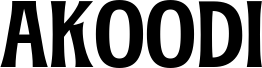 Preview of the AKOODItrial Regular font