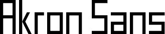 Akron Sans NBP Regular