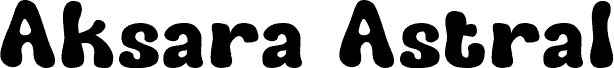 Preview of the Aksara Astral Regular font