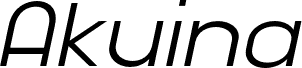 AkuinaPersonaluse-ExtLtSlant 字体