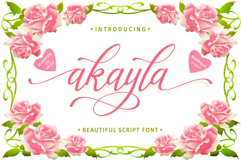 akayla Schriftart