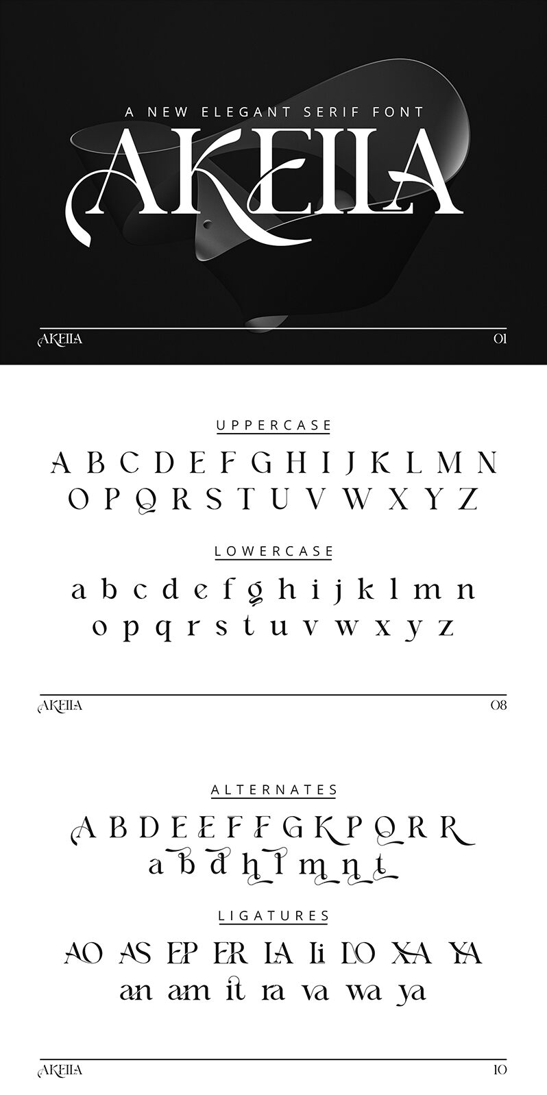 Akeila フォント