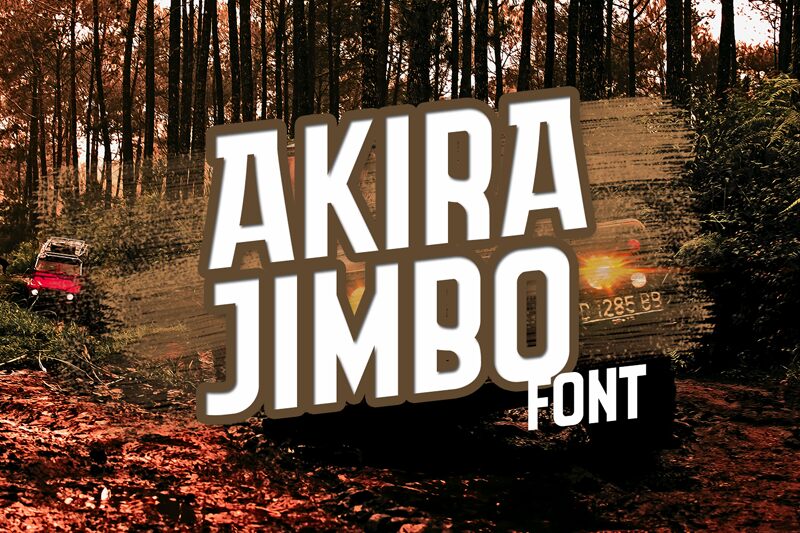 Akira Jimbo Schriftart