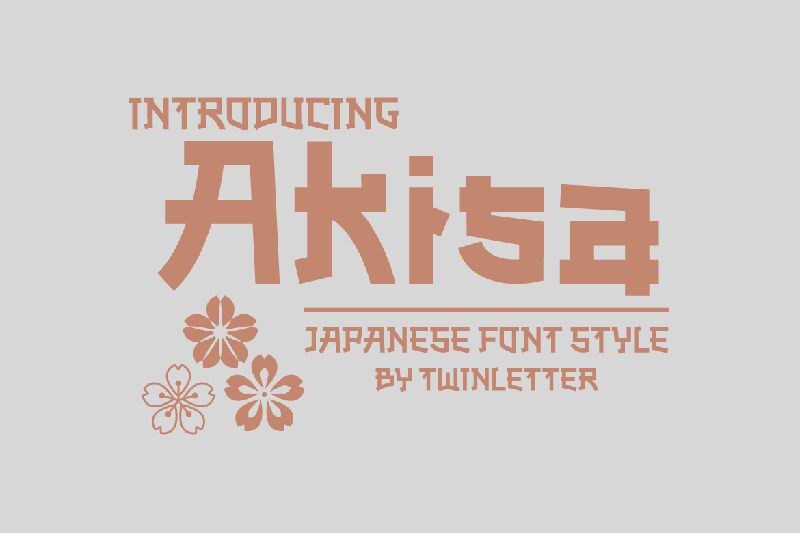 Akisa Schriftart