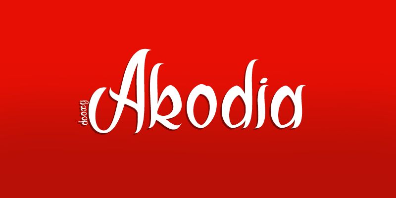 Akodia フォント