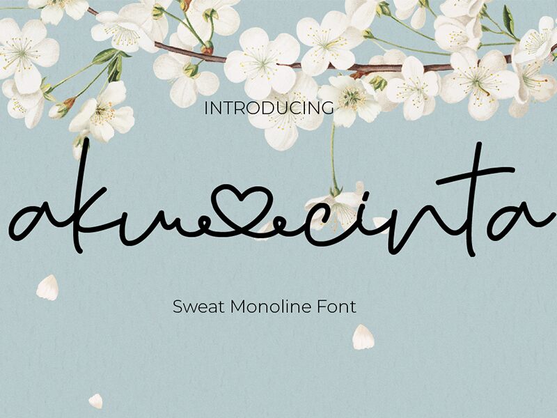 Aku Cinta フォント