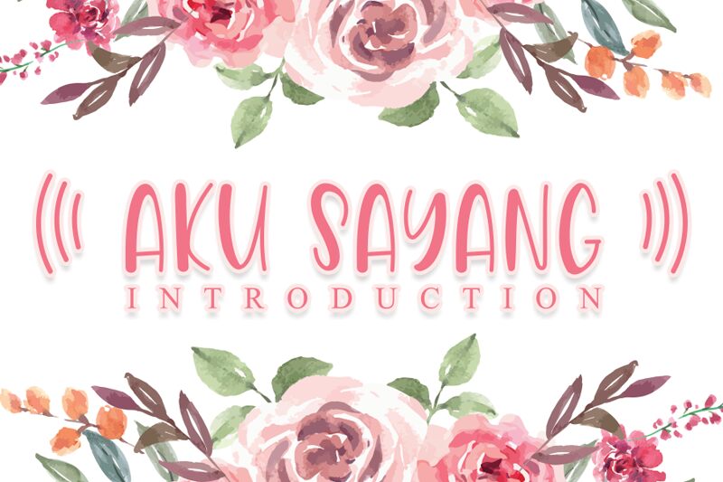 Aku Sayang Font