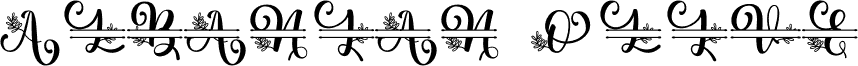 Albanian Olive Monogram 2