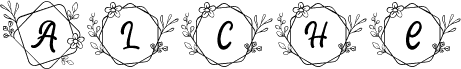 Alche Monogram Regular