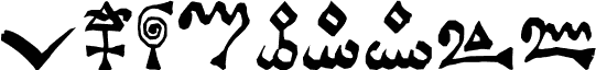Preview of the Alchimistische Symbole font