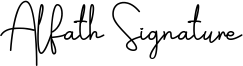 Alfath Signature