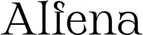 Preview of the Alfena Demo Regular font