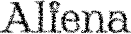 Preview of the Alfena Unfocus Demo Regular font