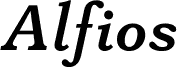 Alfios Bold Italic