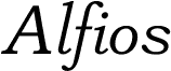 Alfios Italic