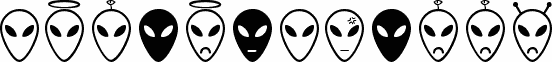 Alien faces St