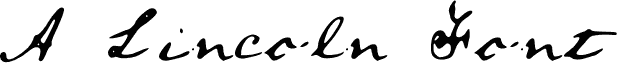 ALincolnFont Medium