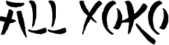 Preview of the All Yoko font