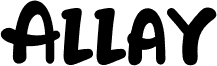 Preview of the Allay Personal Use font