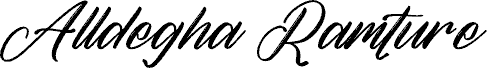 Alldegha Ramture DEMO VERSION Italic fonte