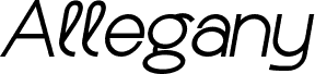 Allegany Demo Bold Italic