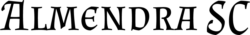 Almendra SC font | Fonts2u.com