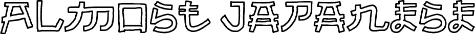 Almost Japanese Cartoon Regular font