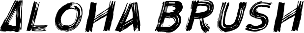 Aloha Brush - Demo Version Italic