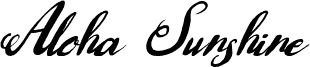 Aloha Sunshine Italic