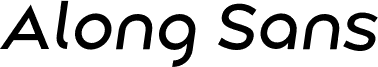 Along Sans s2 MediumItalic