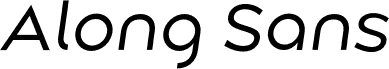 Along Sans s2 RegularItalic
