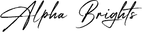 Preview of the Alpha Brights font