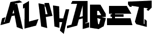 Alphabet Black