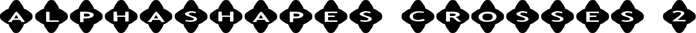 AlphaShapes crosses 2