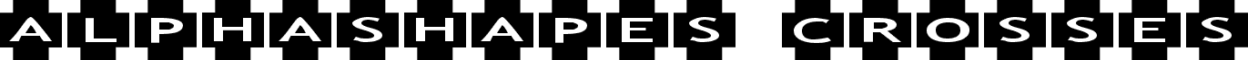 AlphaShapes crosses