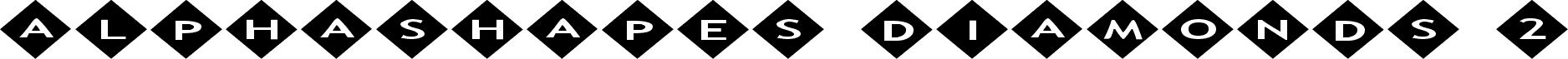 AlphaShapes diamonds 2