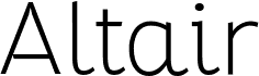 Altair Thin