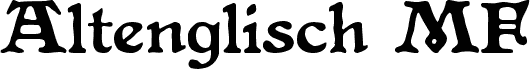 معاينة خط Altenglisch MF