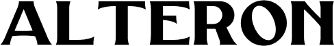 ALTERON 字体
