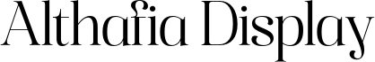 Althafia Display Regular