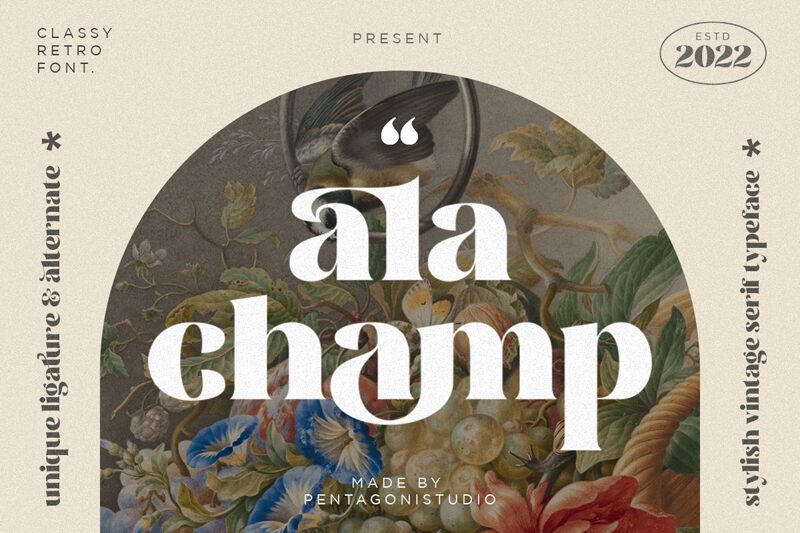 ala champ Czcionka