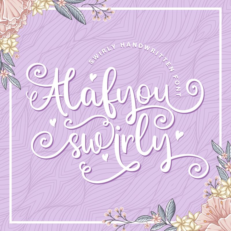 Alafyou Swirly フォント