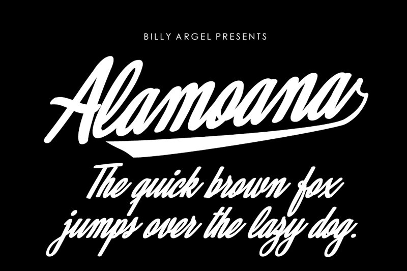 Alamoana Schriftart