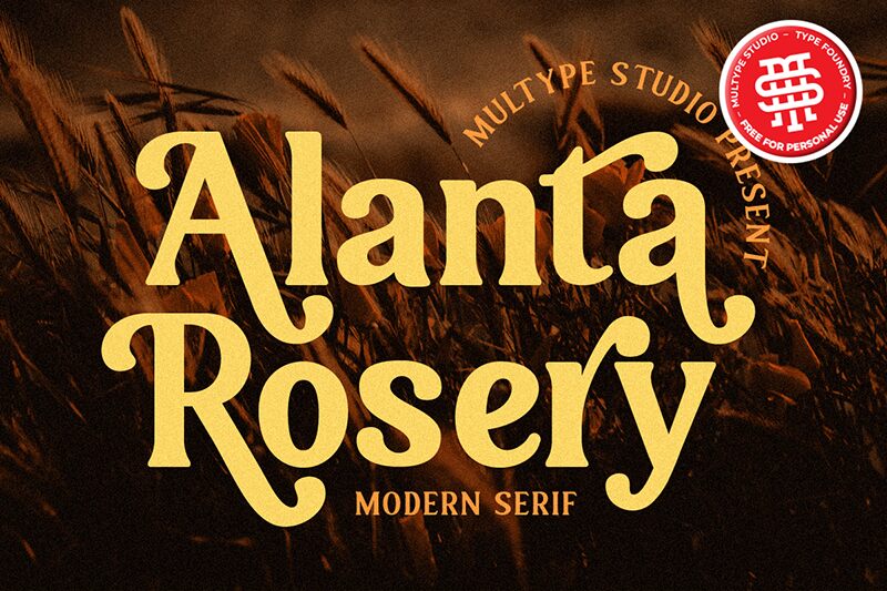 Alanta Rosery Schriftart